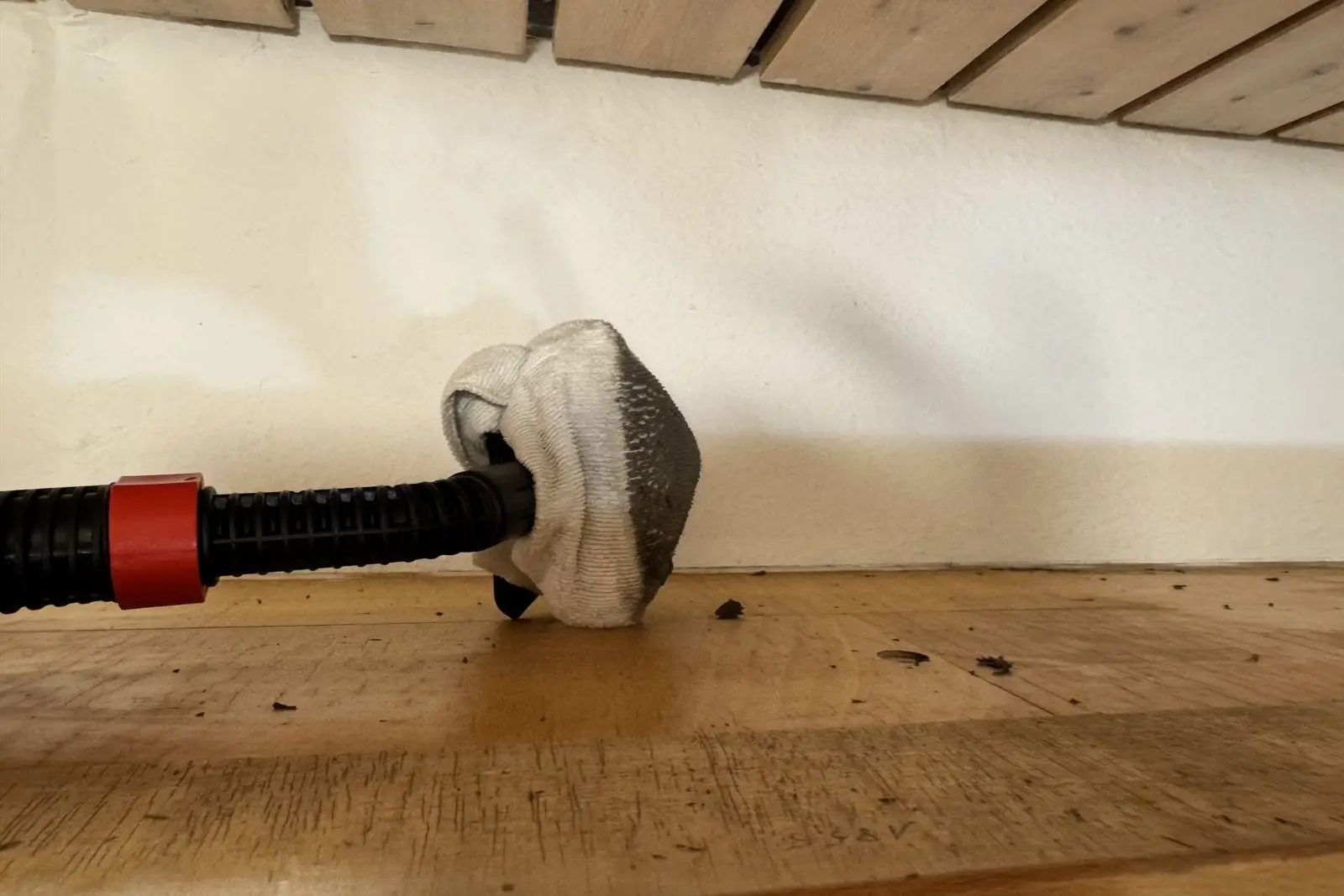Trockendampf auf der Fläche